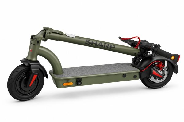 Sharp Електрически скутер 350W Olive Gray — снимка 4