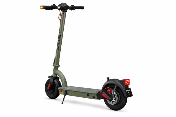 Sharp Електрически скутер 350W Olive Gray — снимка 3