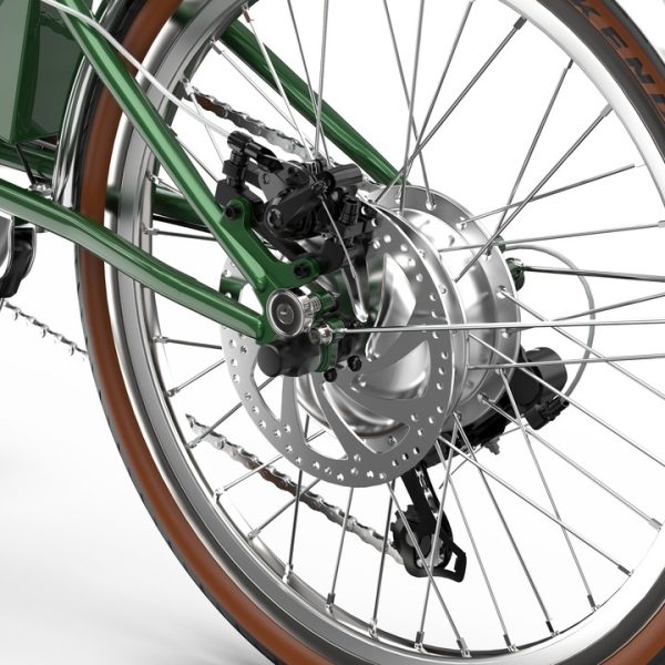 OneSport OT02 Folding Електрически велосипед Green — снимка 11