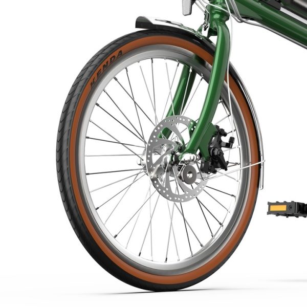 OneSport OT02 Folding Електрически велосипед Green — снимка 13