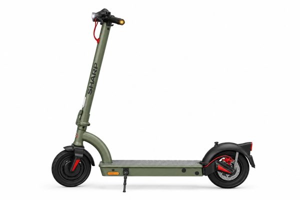 Sharp Електрически скутер 350W Olive Gray — снимка 7