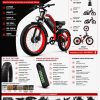 DUOTTS N26 Electric Bike Red DUOTTS N26 Електрически велосипед Red — снимка 11