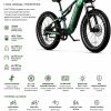 DUOTTS E26 Електрически велосипед Green-Purple — снимка 4