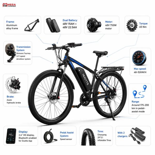 DUOTTS EBIKE C29K — снимка 8
