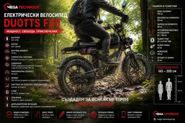 DUOTTS F20 Електрически велосипед — снимка 13