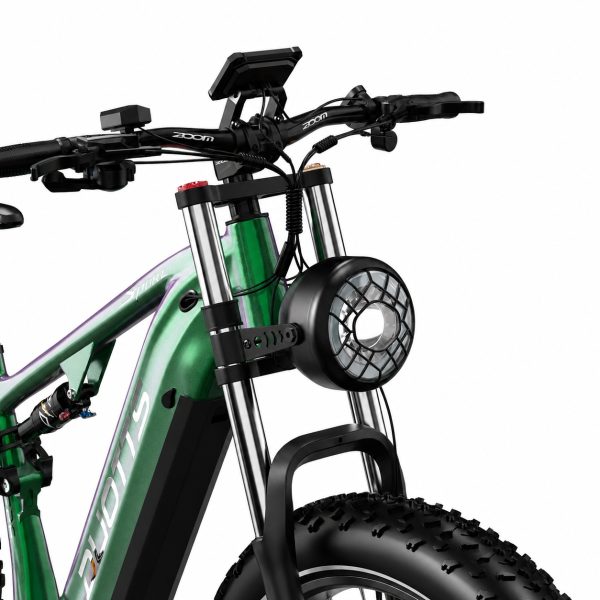 DUOTTS E26 Електрически велосипед Green-Purple — снимка 5