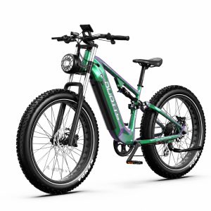 DUOTTS E26 Електрически велосипед Green-Purple — снимка 2