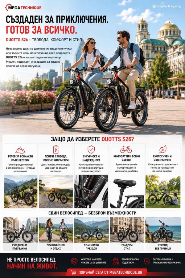 DUOTTS S26 Електрически велосипед 1500W с два мотора — снимка 11