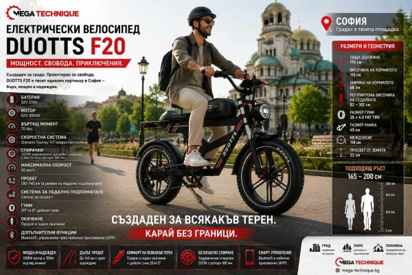 DUOTTS F20 Електрически велосипед — снимка 14
