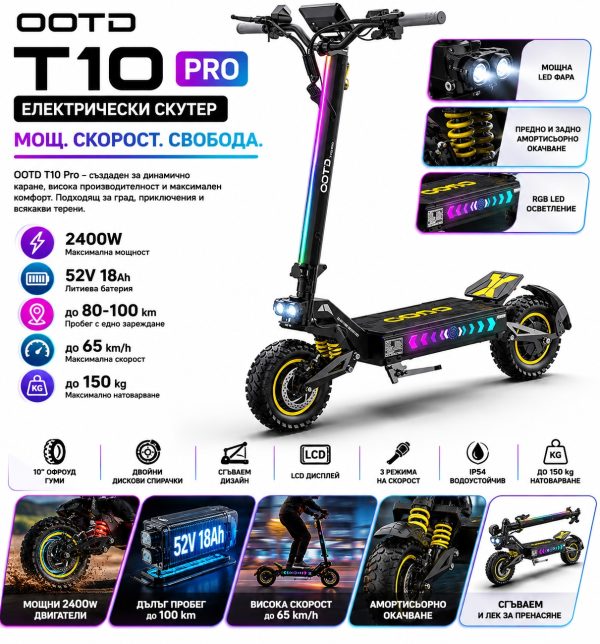 OOTD T10 Pro Black — снимка 8