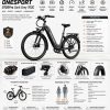 " ONESPORT EBIKE" OT05Pro Dark grey 700C" ONESPORT EBIKE OT05Pro Dark grey 700C — снимка 24