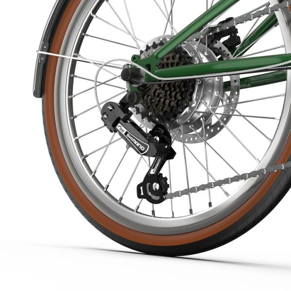 OneSport OT02 Folding Електрически велосипед Green — снимка 12