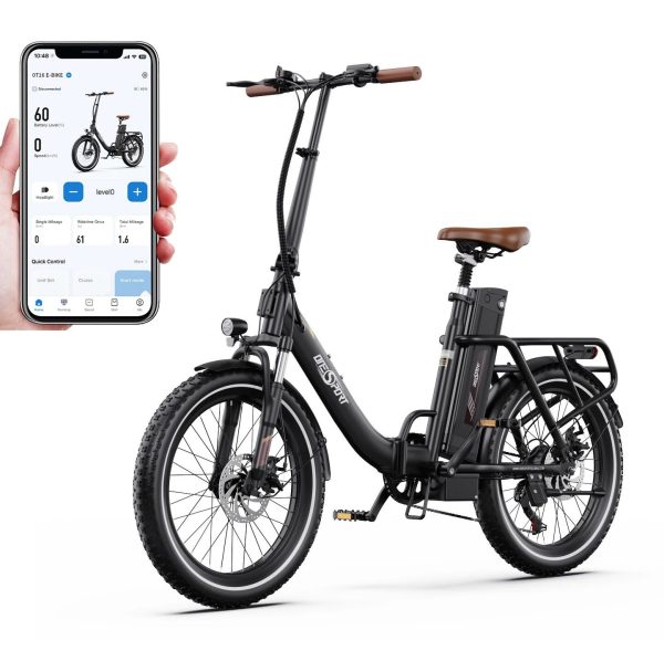 ONESPORT EBIKE OT16-2 Black & Brown — снимка 12